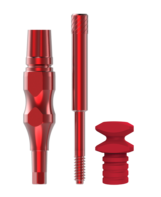 ETK3PRO/2_L.SET - Transferpfosten für geschlossenen Abdruck K3Pro 2mm-lange Version inkl. Schraube und Abdruckkappe