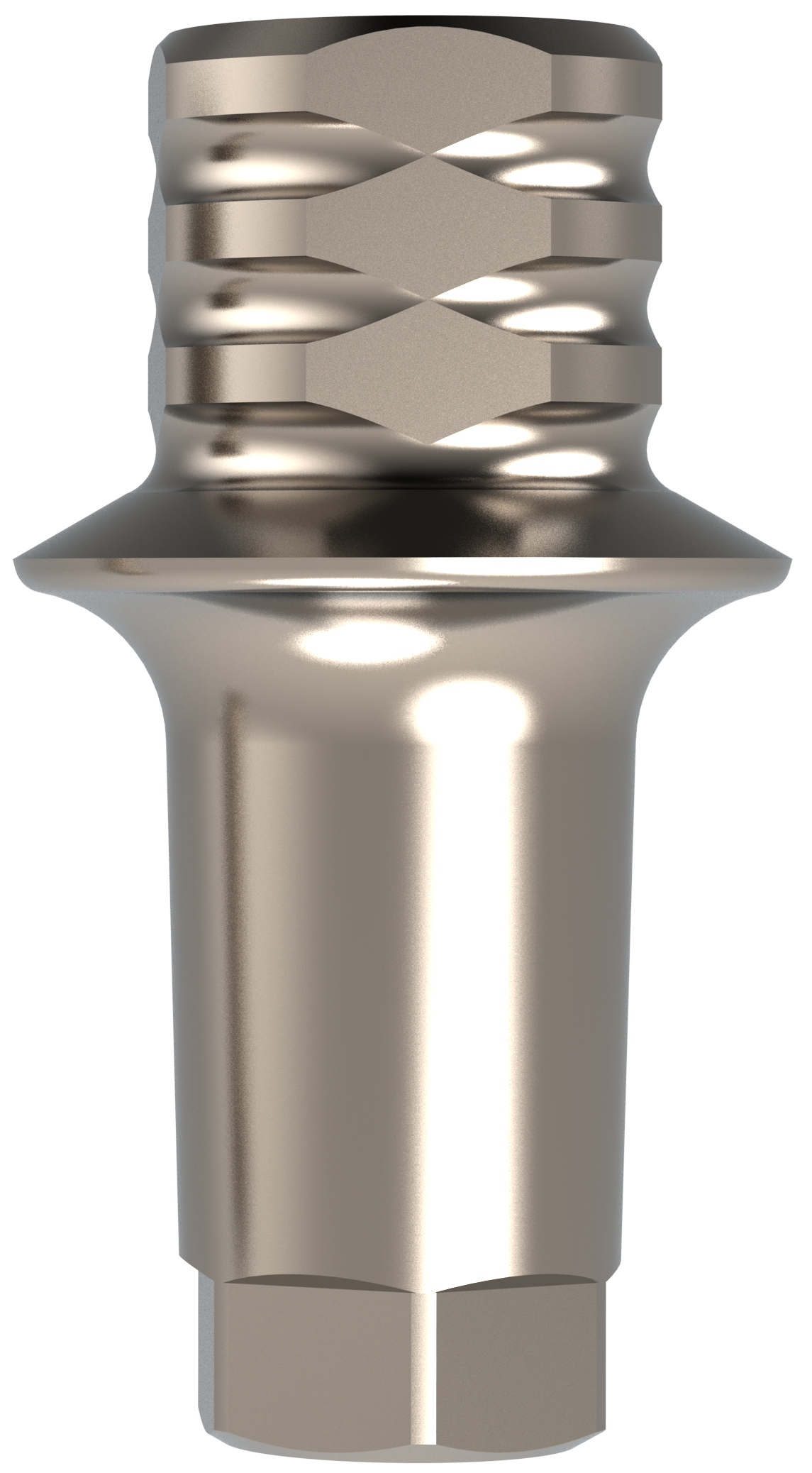 CCA 500020.H/3PRO.SET - 5,0 x 2,0 mm 0° angussfähiger Cobalt-Chrom Aufbau mit 3mm Pfosten - indexiert inkl. Angusshülse