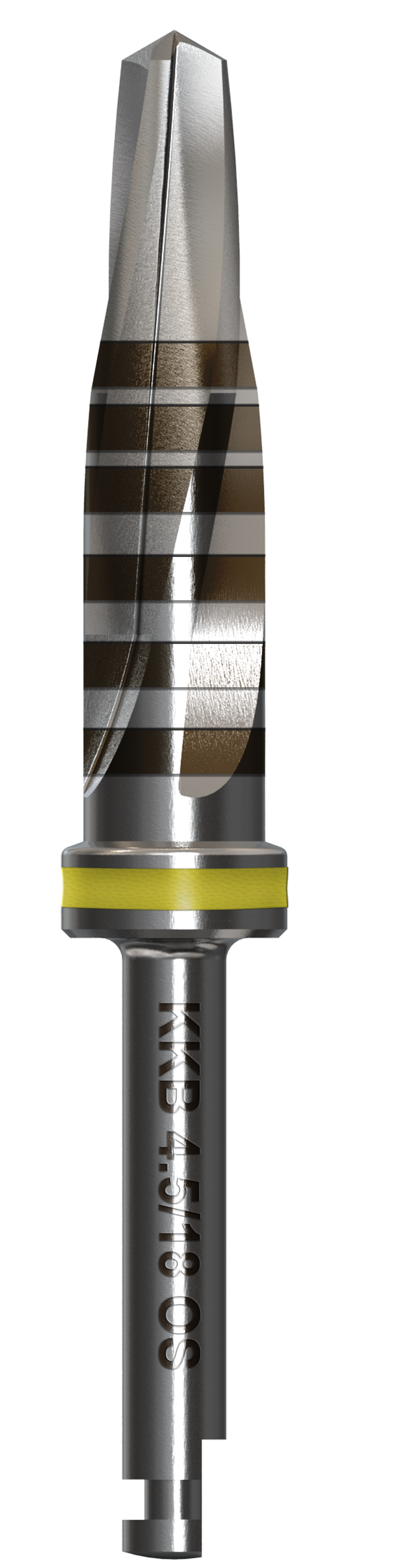KKB4.5/18OS - 4,5 x 18,0mm K3Pro Implantatbohrer (konisch) chirurgischer Stahl