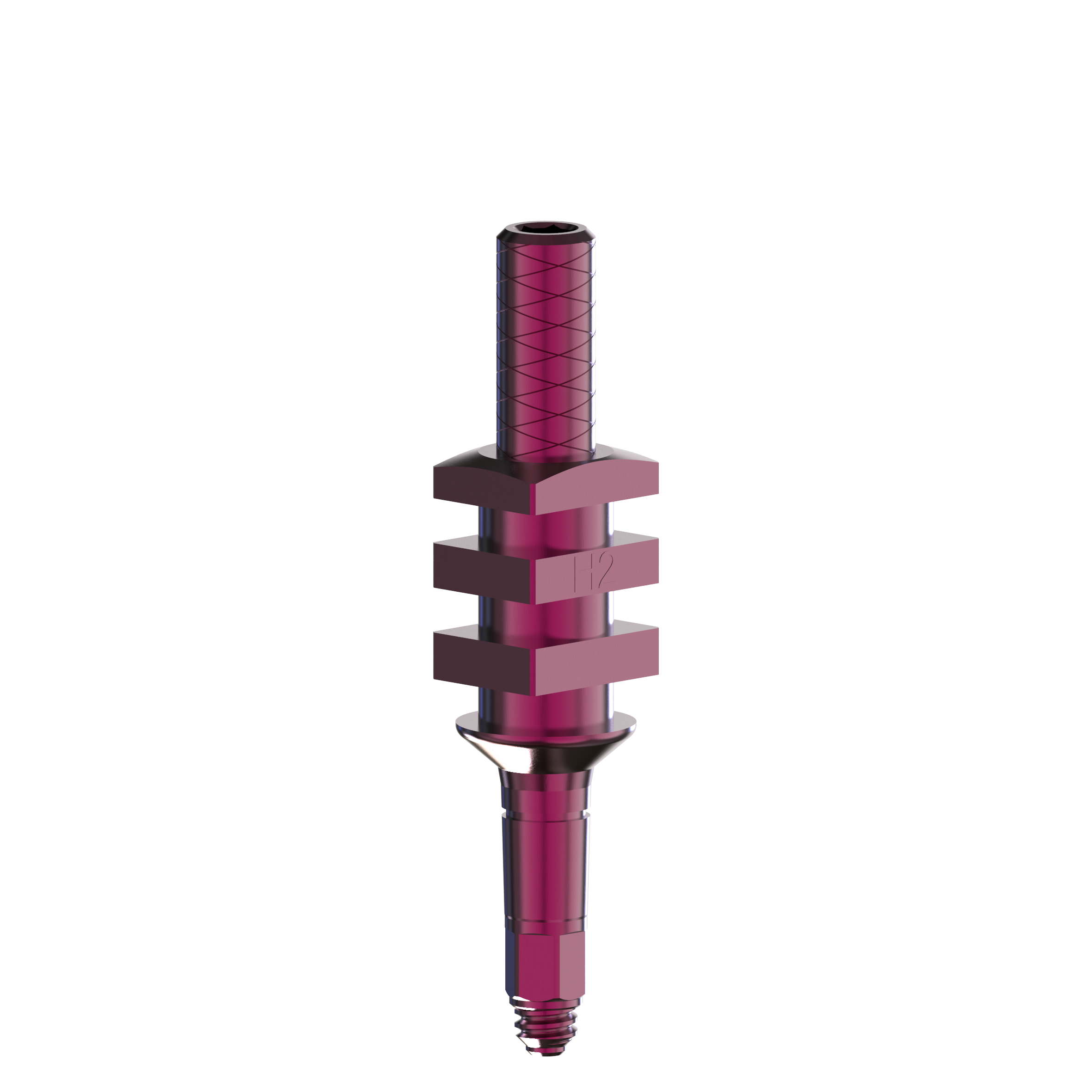 OT.XP 40020/2.SET - K3Pro XP Transferpfosten OT GH 2mm inkl. Befestigungsschraube - für 2mm Platform