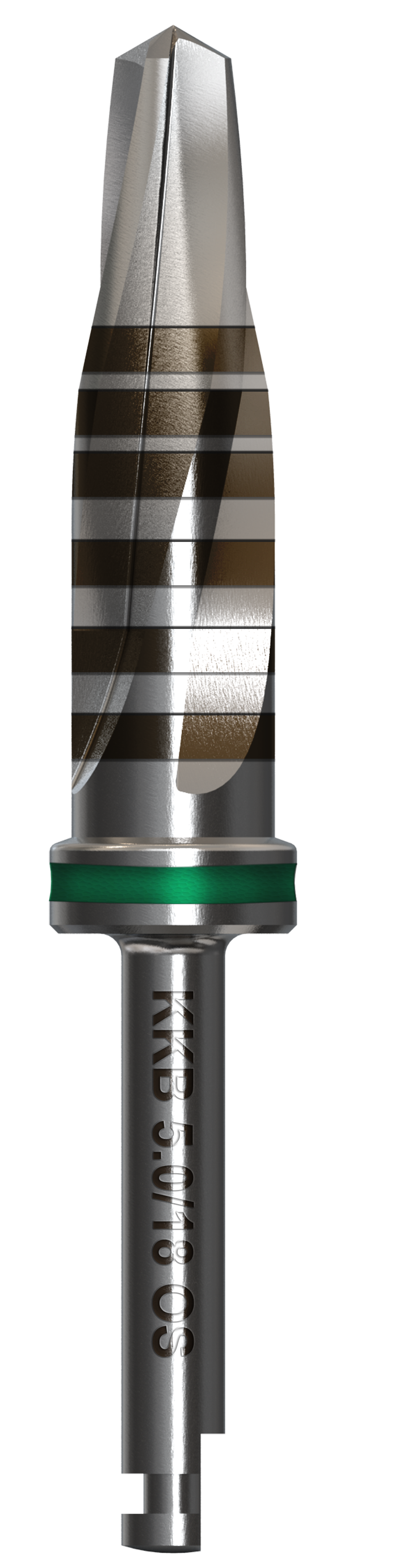 KKB5.0/18OS - 5,0 x 18,0mm K3Pro Implantatbohrer (konisch) chirurgischer Stahl