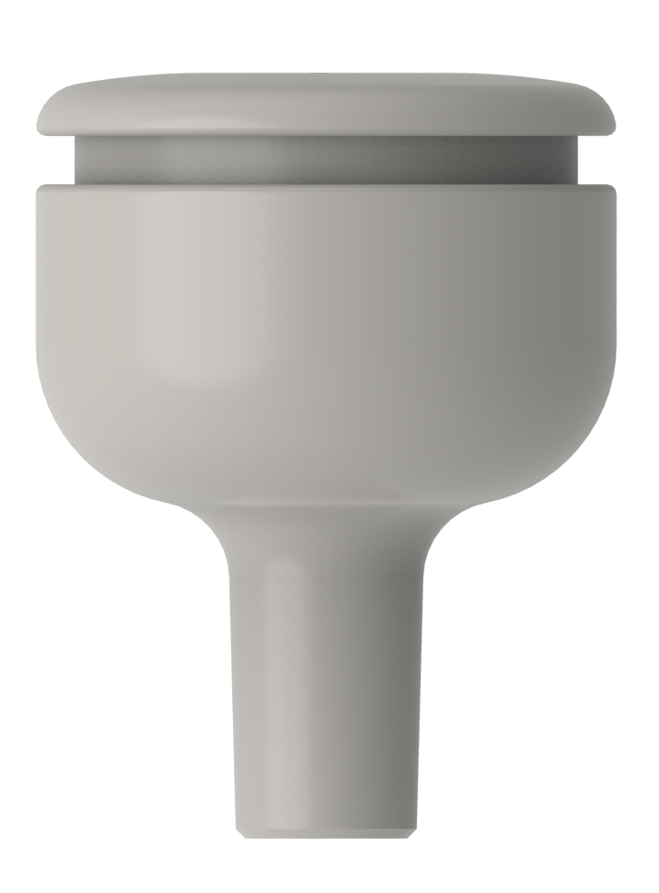TA 60040/2 - 6,0 x 4,0mm Gingivaformer zentralverschraubt 2mm Pfosten