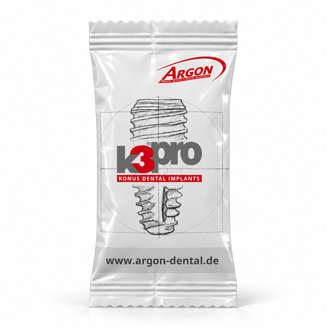 ARGON_FG - Argon Fruchtgummi Sonderform "Implantat"