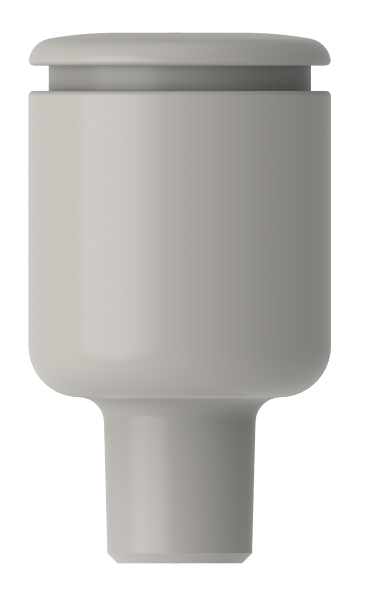 TA 60060/3 - 6,0 x 6,0mm Gingivaformer zentralverschraubt 3mm Pfosten