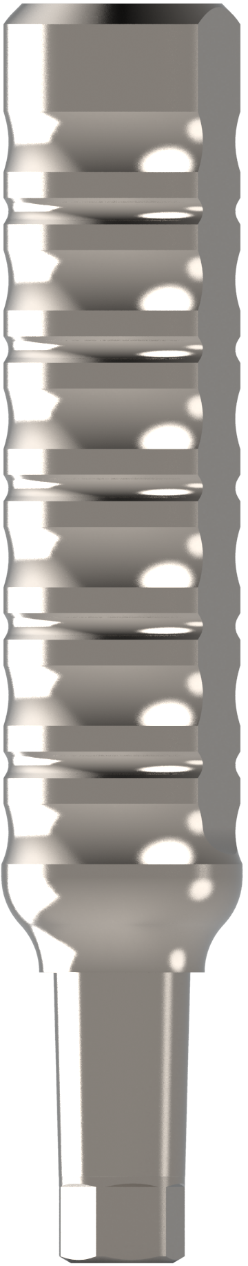 TPA 3514.H/2PRO.T - 3,5mm Temporärer Titan Aufbau 14mm Höhe - 2mm Platform