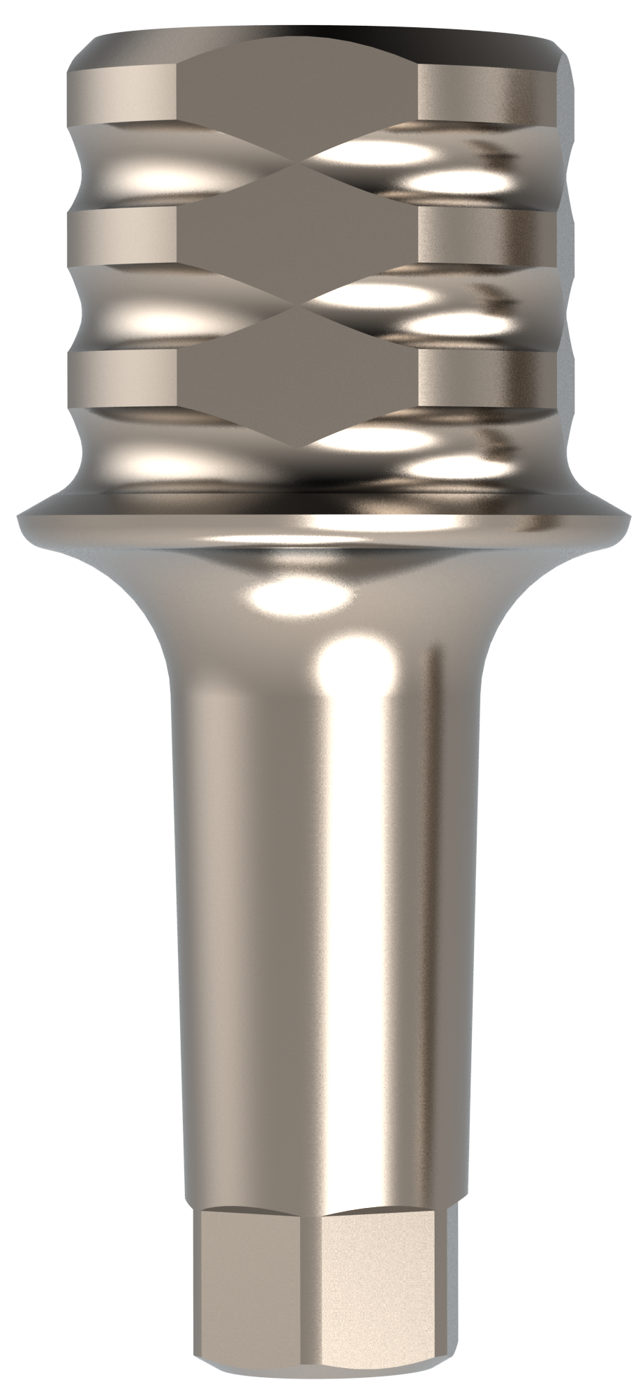 CCA 400010.H/2PRO.SET - 4,0 x 1,0 mm 0° angussfähiger Cobalt-Chrom Aufbau mit 2mm Pfosten - indexiert inkl. Angusshülse